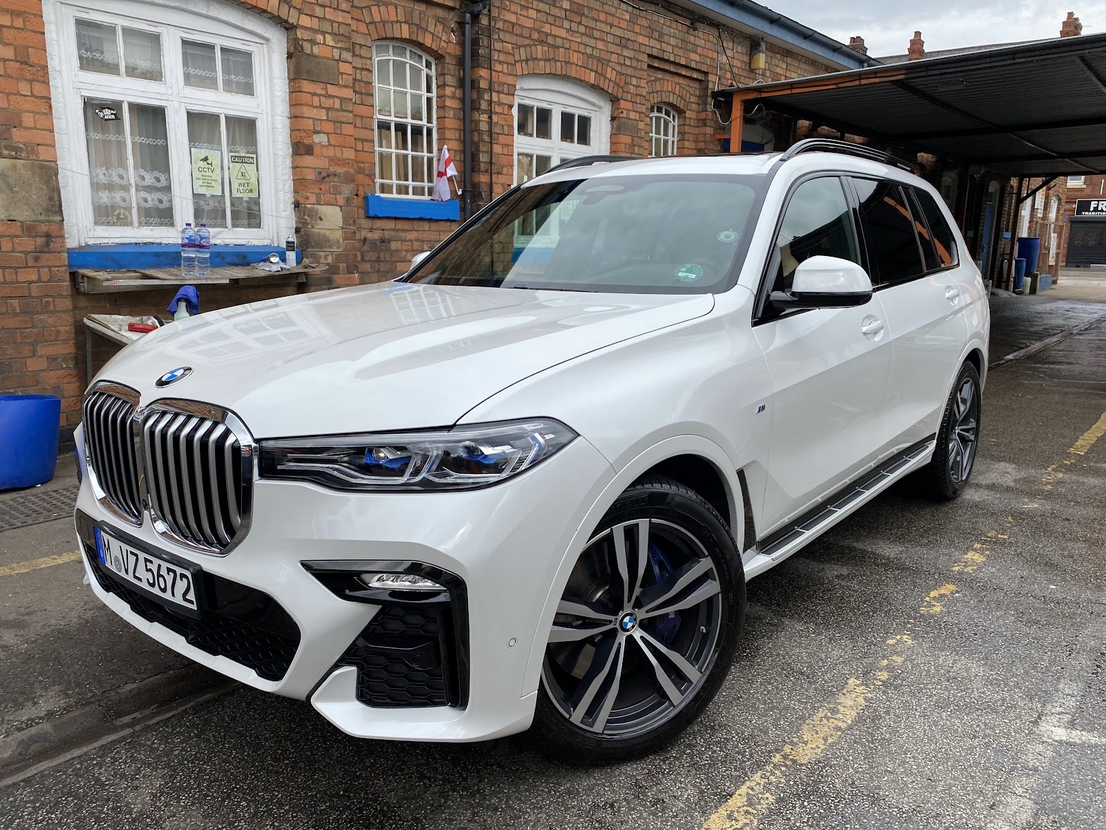 A freshly cleaned car at Orange Valeting Services, Derby