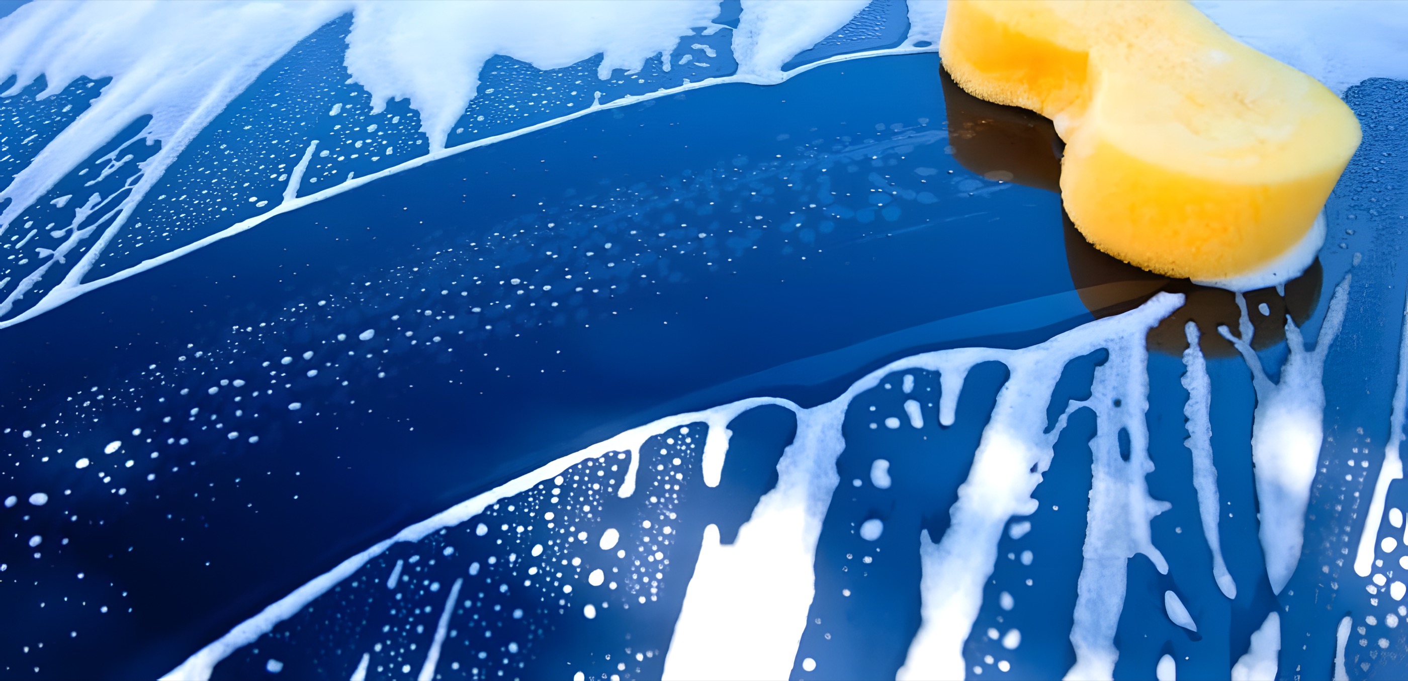 A car gleaming after a hand wash and valet in Derby